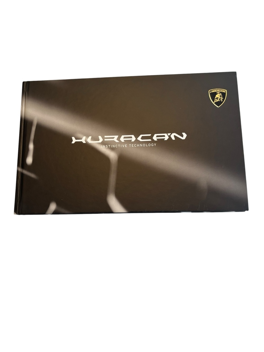 Lamborghini Huracán Black Hardcover Book with Gold Emblem Moto#timeless#timeless